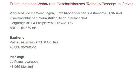Rathauspassage vorderansicht