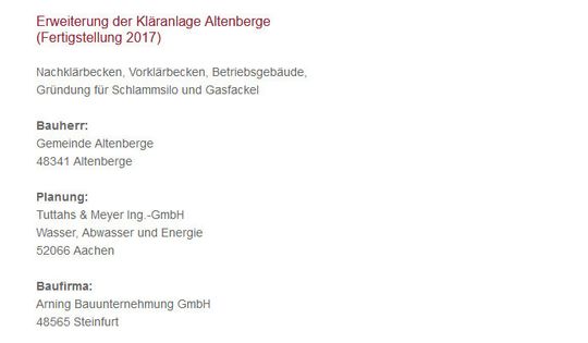 Planung Kläranlage